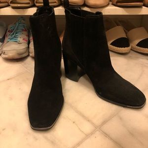 Marc Fisher Black Suede Booties